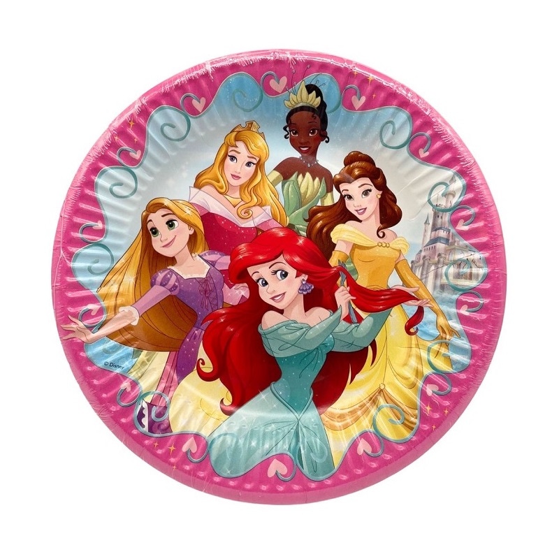 Disney Prinsesser - Tallerkener 20 cm 8 stk.