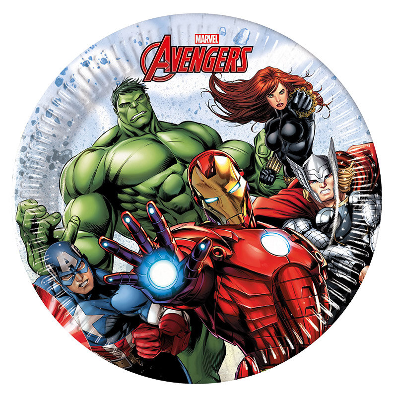Avengers - Tallerkener 20 cm 8 stk.