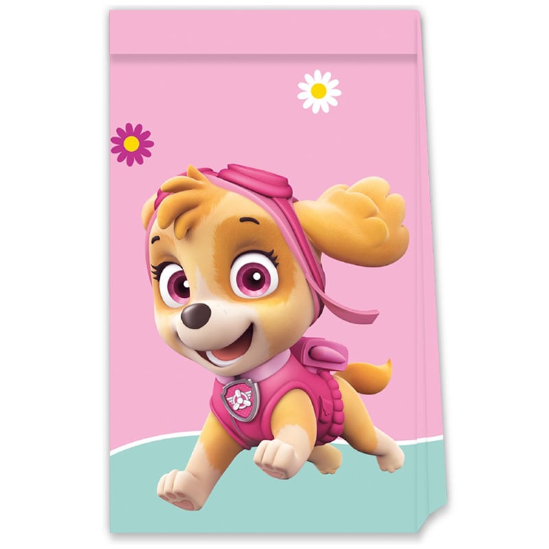 Paw Patrol Skye - Godteposer av papir 4 stk.