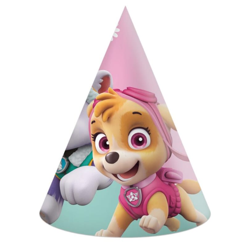 Paw Patrol Skye - Festhatter 6 stk.