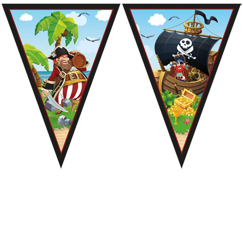 Pirates Island - Flaggirlander 230 cm