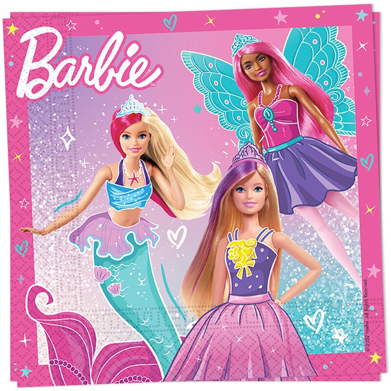 Barbie - Servietter 20 stk.