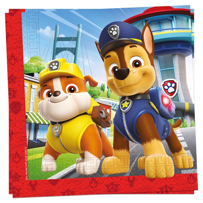 Paw Patrol Rescue Heroes - Servietter 20 stk.