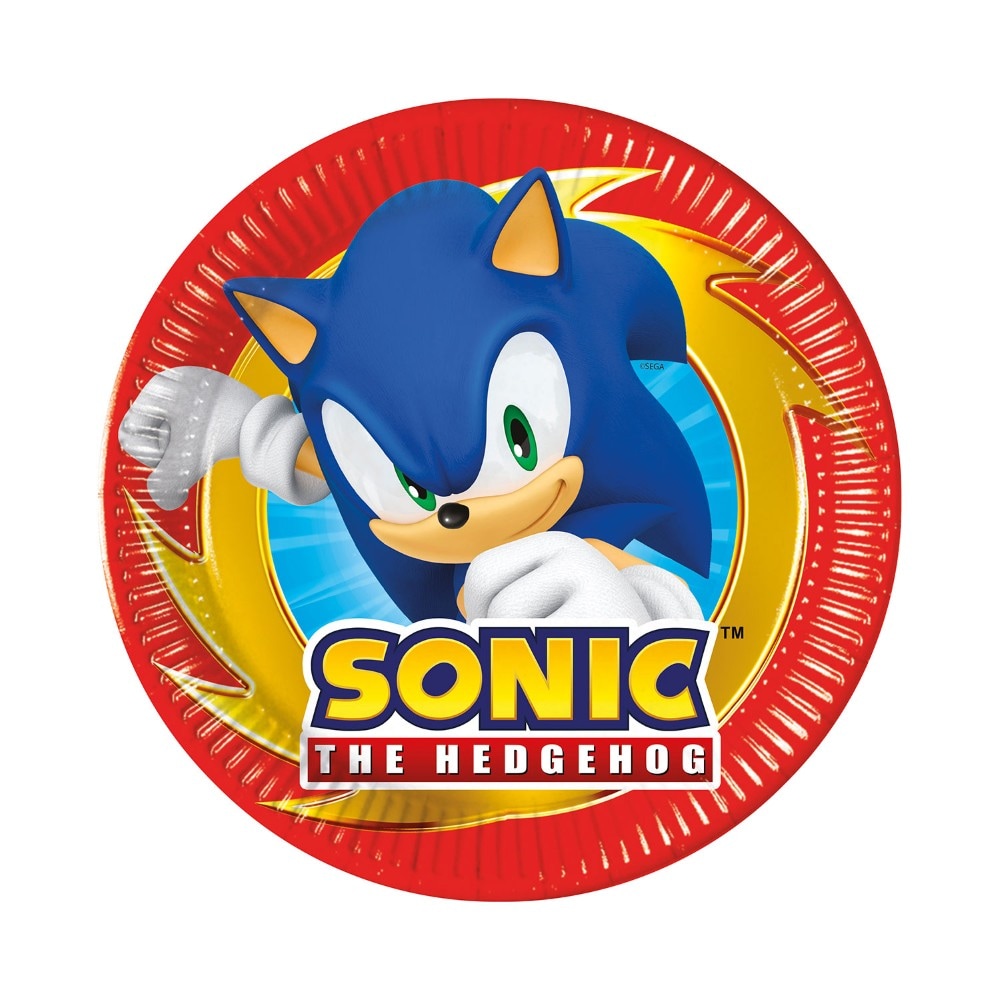 Sonic the Hedgehog - Asjetter 8 stk.