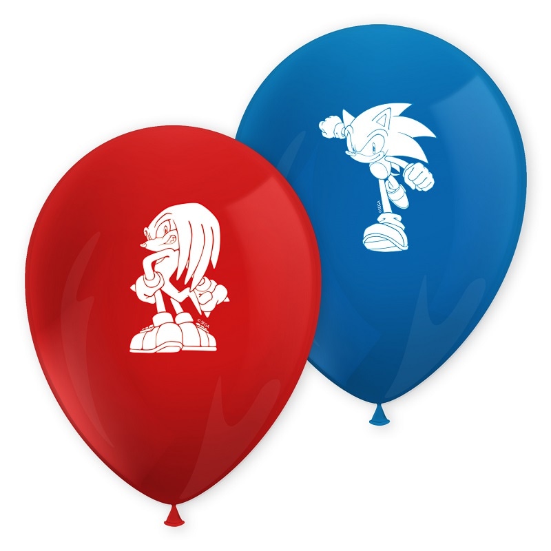 Sonic the Hedgehog - Ballonger 8 stk.