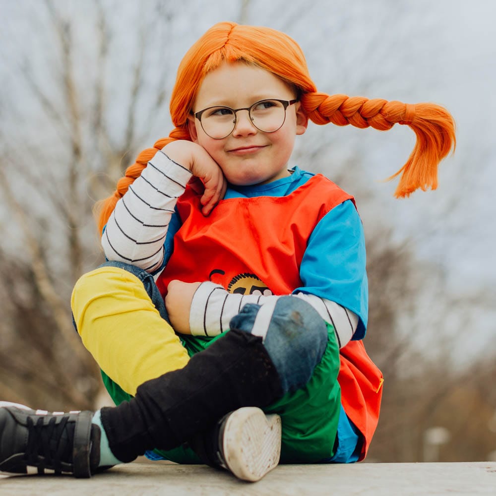 Pippi, Kostyme Barn 2-6 år