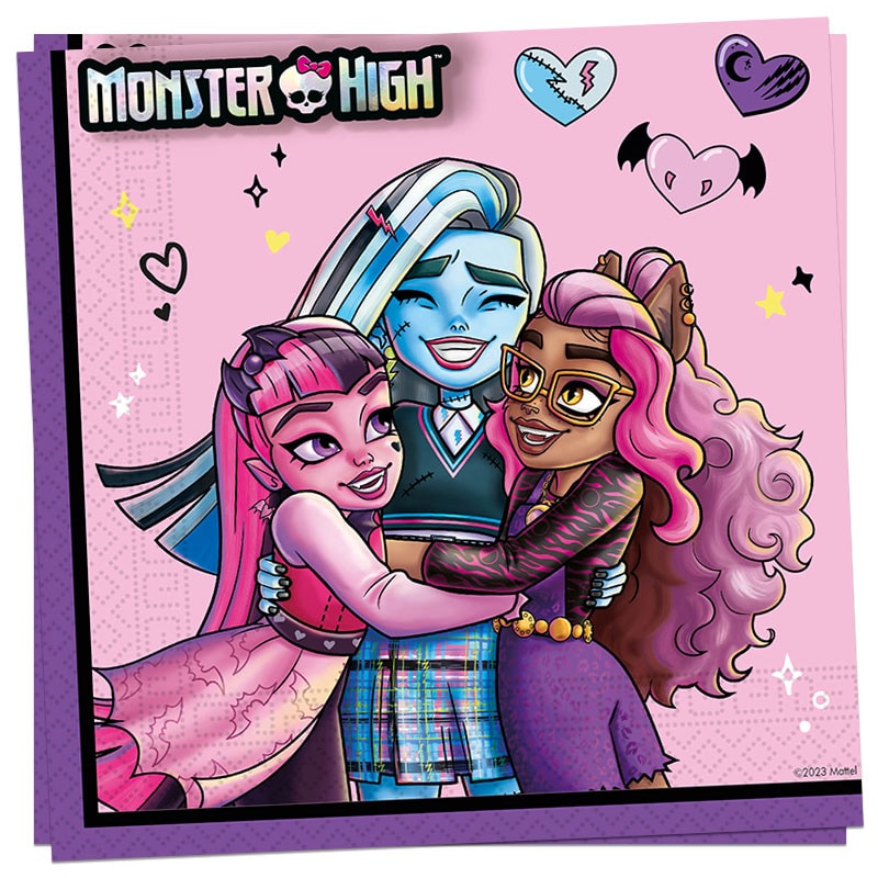 Monster High - Servietter 20 stk.