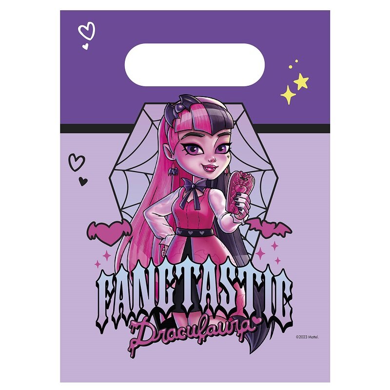 Monster High - Godteposer i papir 4 stk.