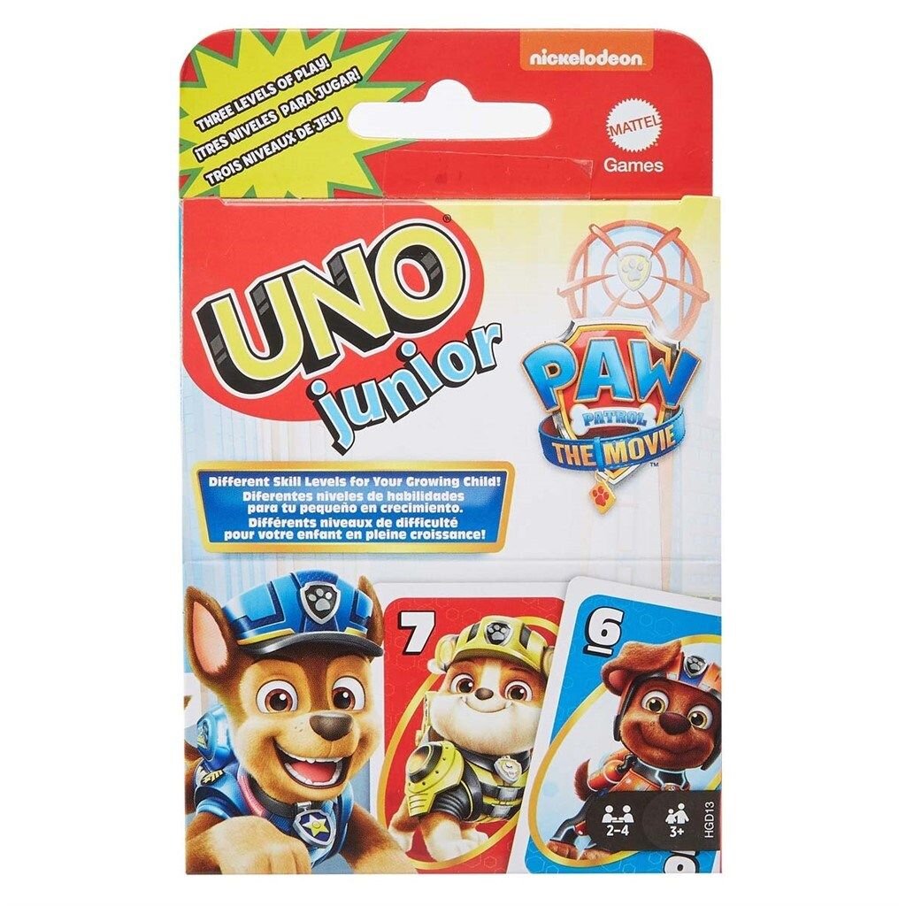 Paw Patrol, UNO Junior Kortspill