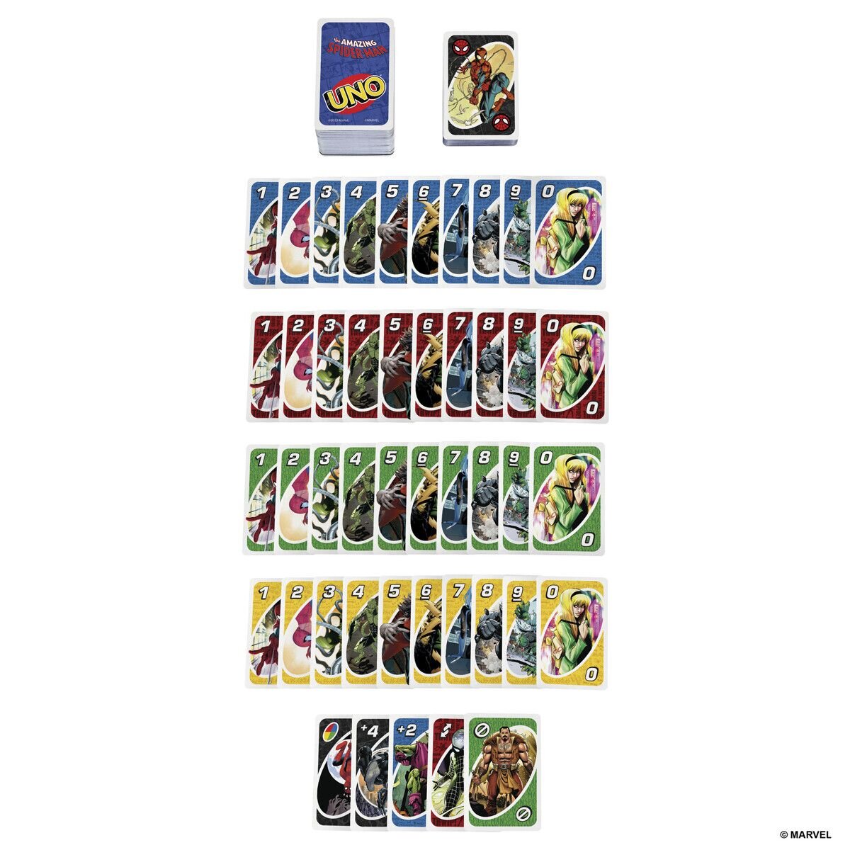 Spiderman - UNO Kortspill
