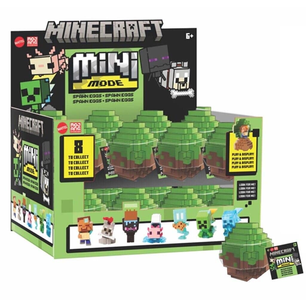 Minecraft - Mini Mode Spawning Eggs 8 cm stykkevis
