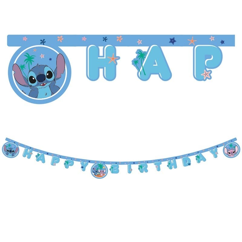 Lilo & Stitch - Girlander Happy Birthday
