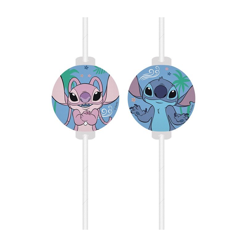 Lilo & Stitch - Sugerør 4 stk.