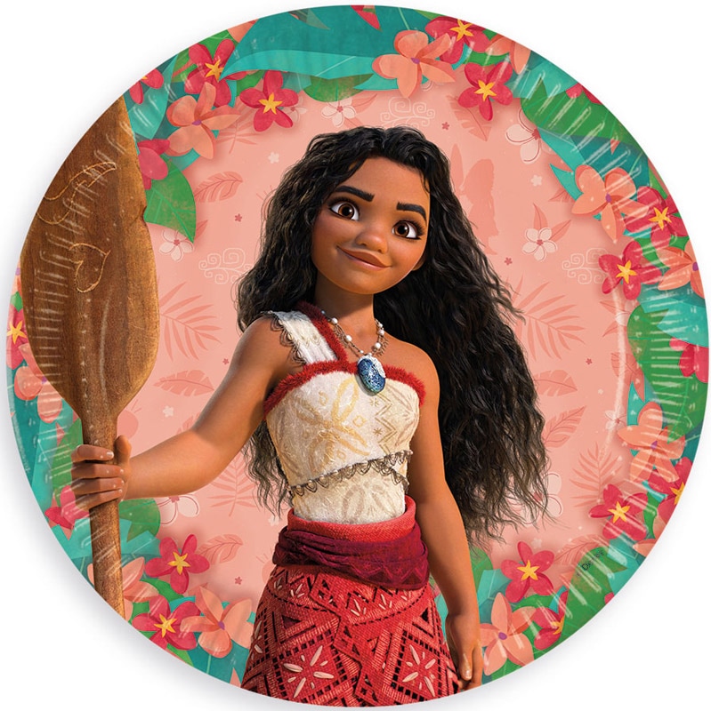 Vaiana 2 - Tallerkener 8 stk.