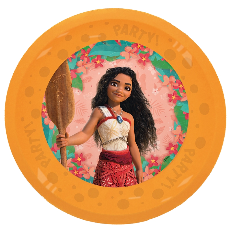 Vaiana 2 - Plasttallerkener 21 cm 4 stk.