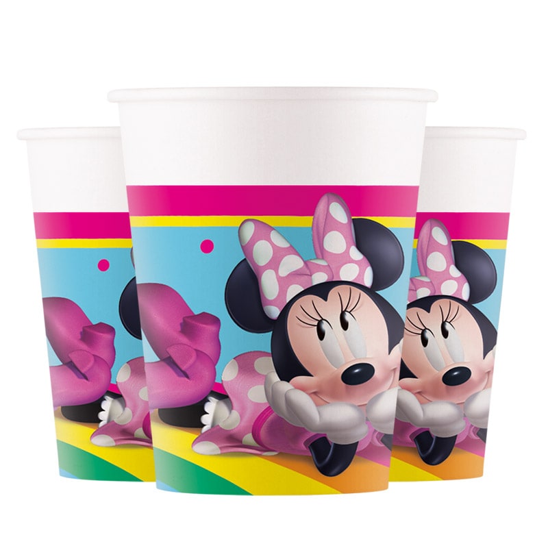 Minnie Mouse - Pappkopper 8 stk.