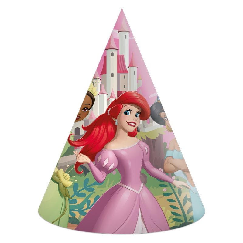 Disney Prinsesser - Festhatter 6 stk.
