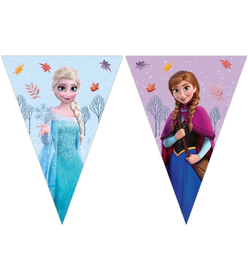 Disney Frost - Flaggirlander av papir 230 cm