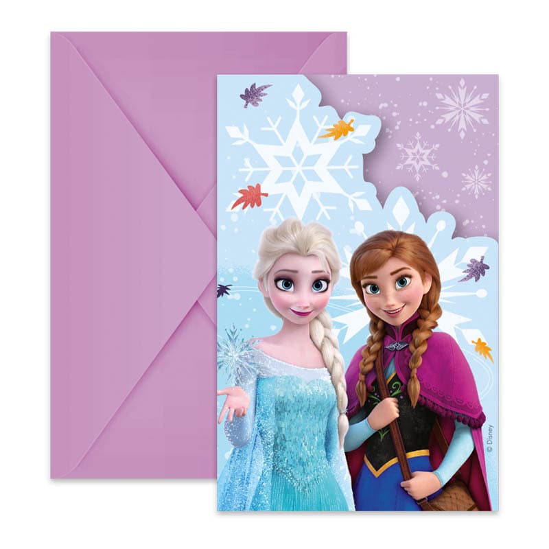 Disney Frost - Invitasjoner 6 stk.