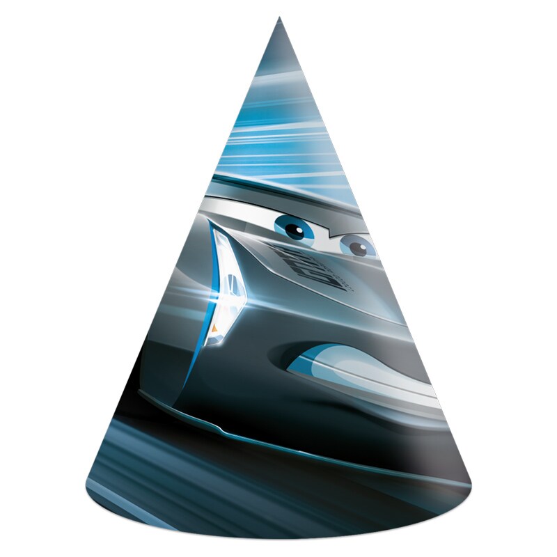 Disney Biler - Festhatter 6 stk.