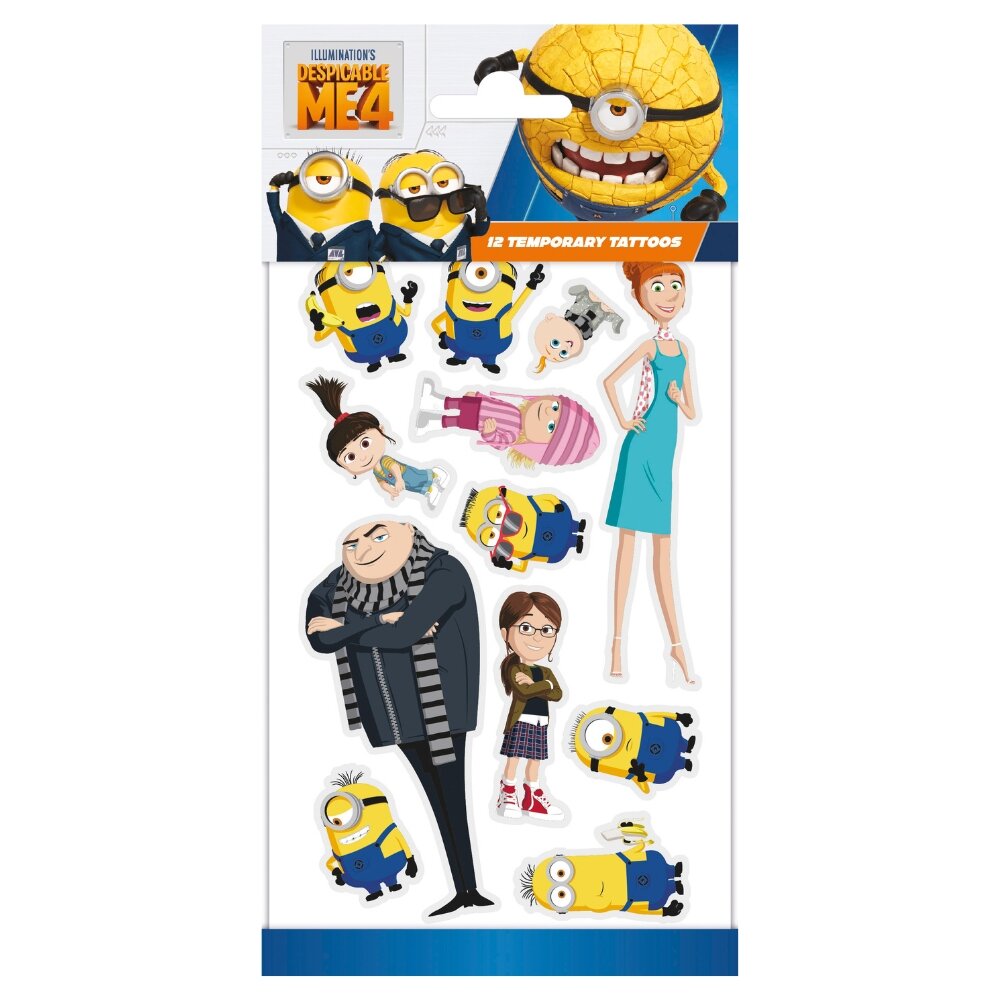Tatoveringer - Minionene 12 stk.