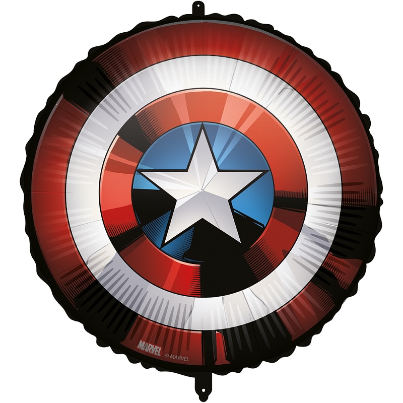 Captain America - Folieballong med ballongvekt 46 cm
