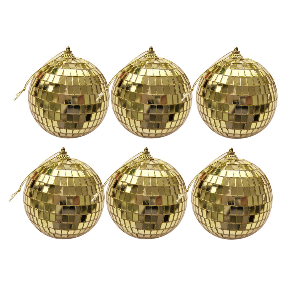 Discokuler mini gull 6 stk.