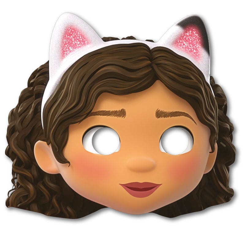 Gabby’s Dollhouse - Ansiktsmasker av Papp 6 stk