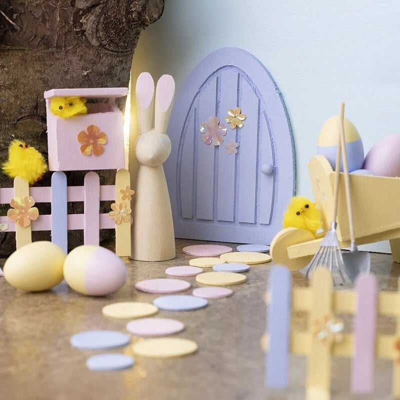 DIY Hobbysett – Påskeharens magiske dør
