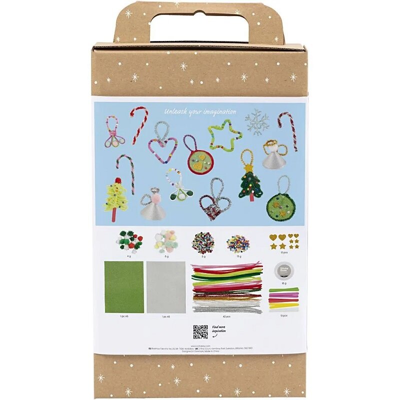 DIY Hobbysett - Fargerike Julepynt