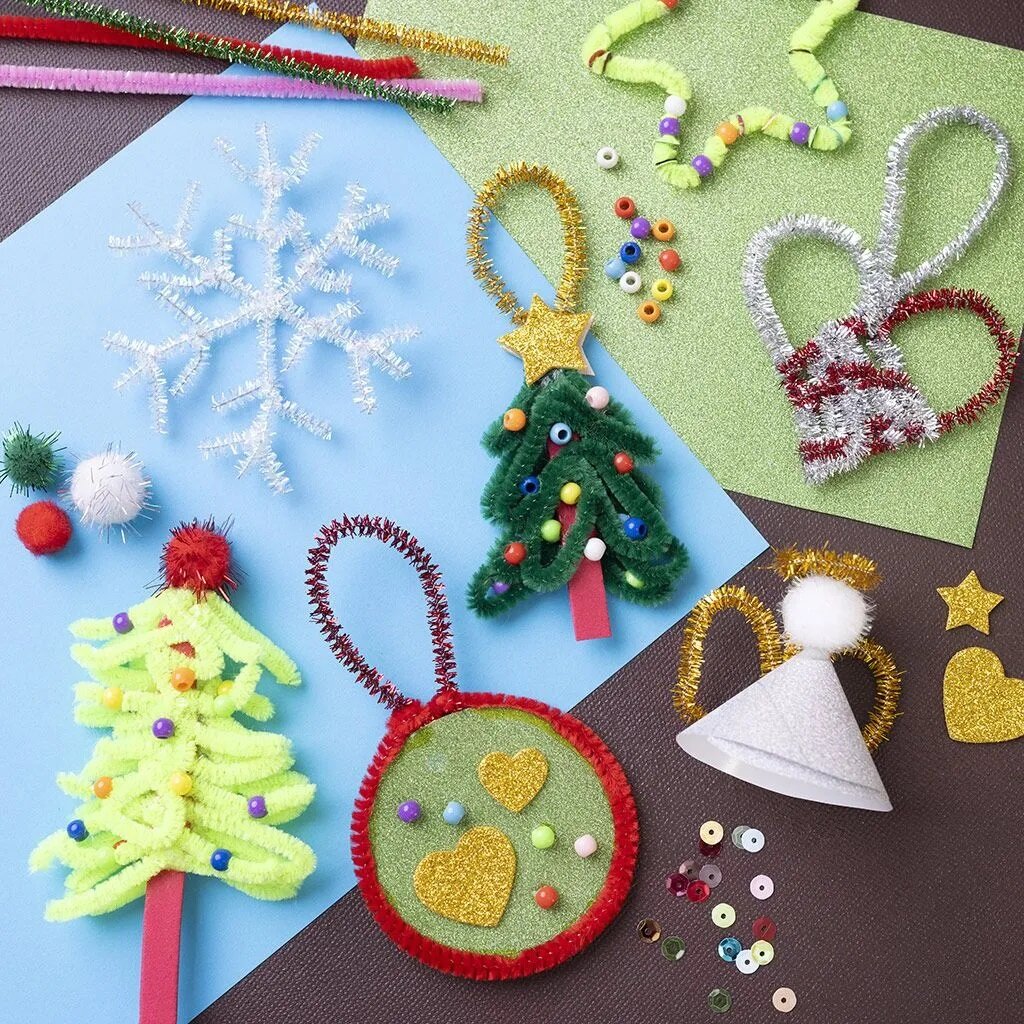 DIY Hobbysett - Fargerike Julepynt