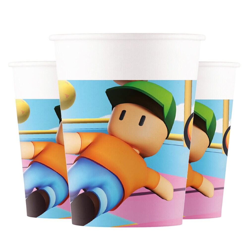 Stumble Guys - Pappkopper 8 stk.