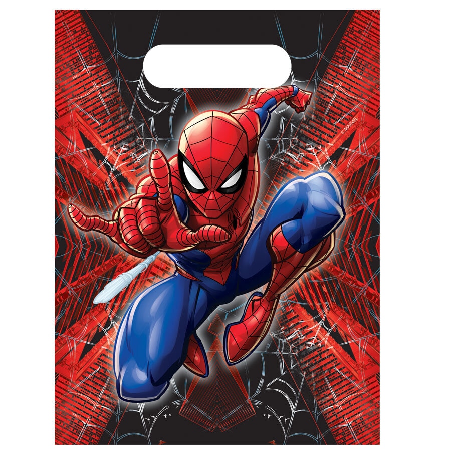 Spiderman Godteposer 6 stk.