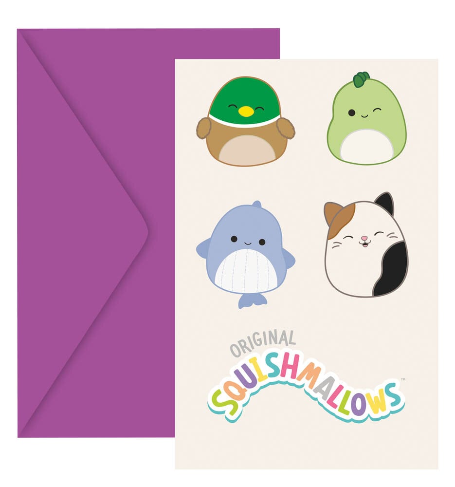 Squishmallows - Invitasjoner 6 stk.