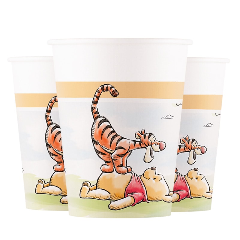 Ole Brumm Pappkopper 8 stk.