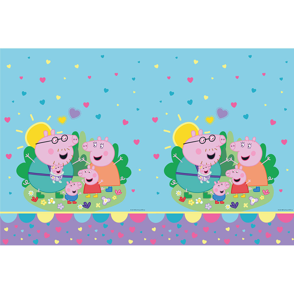 Peppa Gris Bordduk 120 x 180 cm