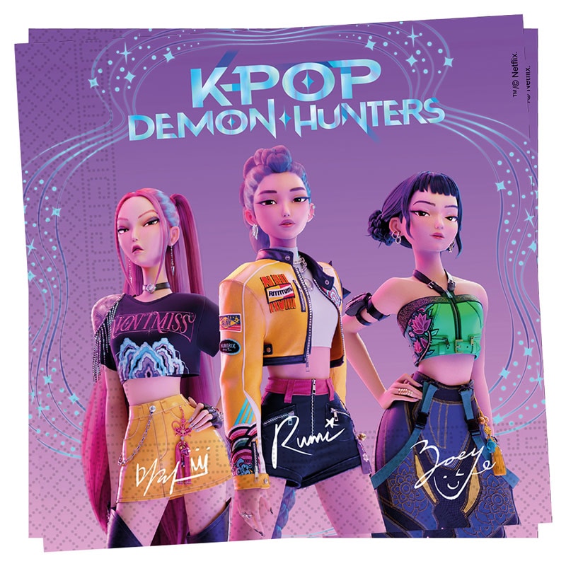 K-Pop Demon Hunters servietter 20 stk