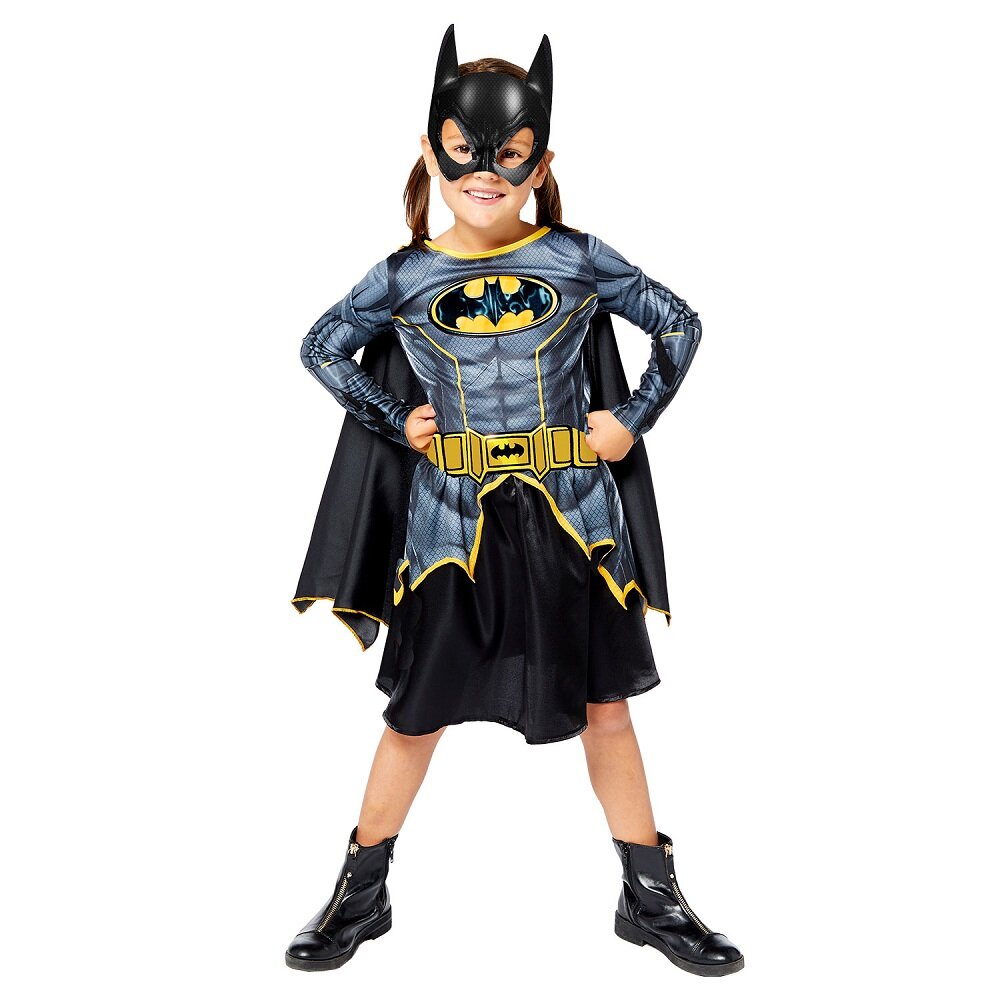 Batgirl Kostyme Barn 4-6 år (104-116 cm)