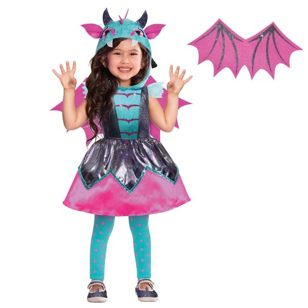 Little Mystical Dragon Kostyme Barn 4-8 år