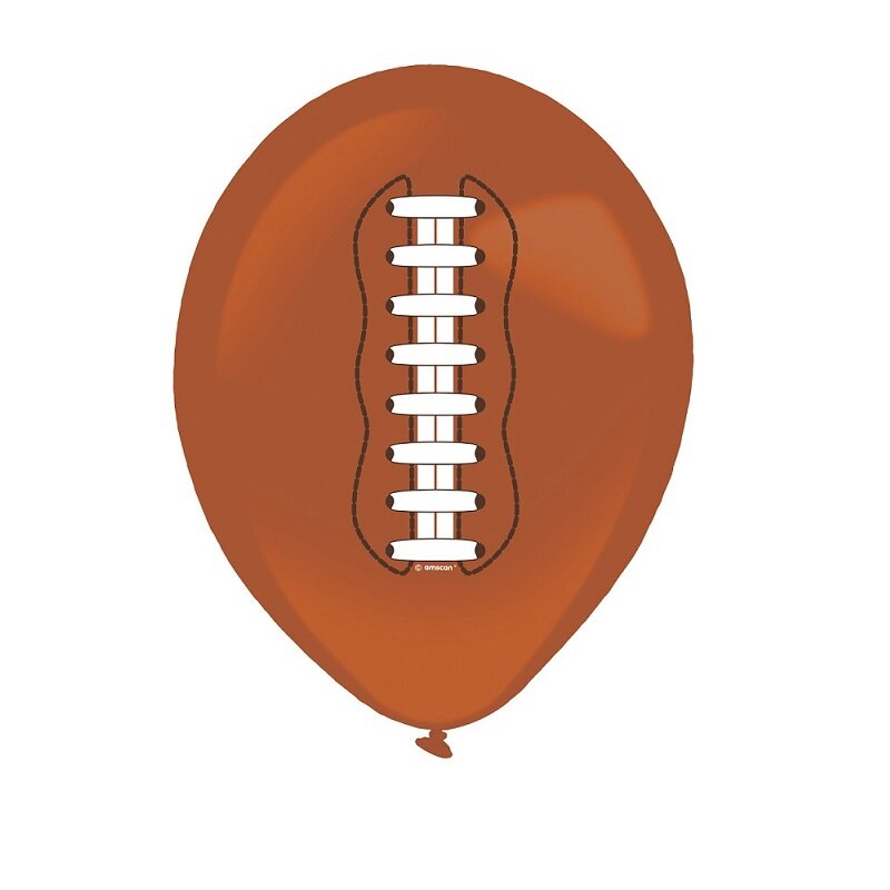 Amerikansk Fotball - Ballonger 6 stk.