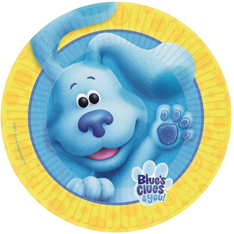 Blues Clues - Tallerkener 8 stk.