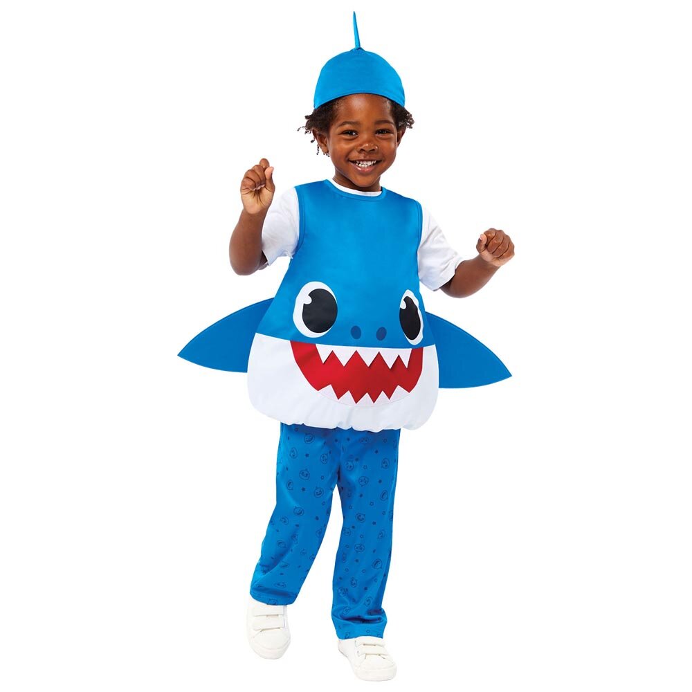 Baby Shark Blå Kostyme Barn 3-4 år