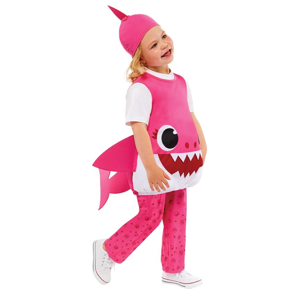 Baby Shark Rosa Kostyme Barn 3-4 år