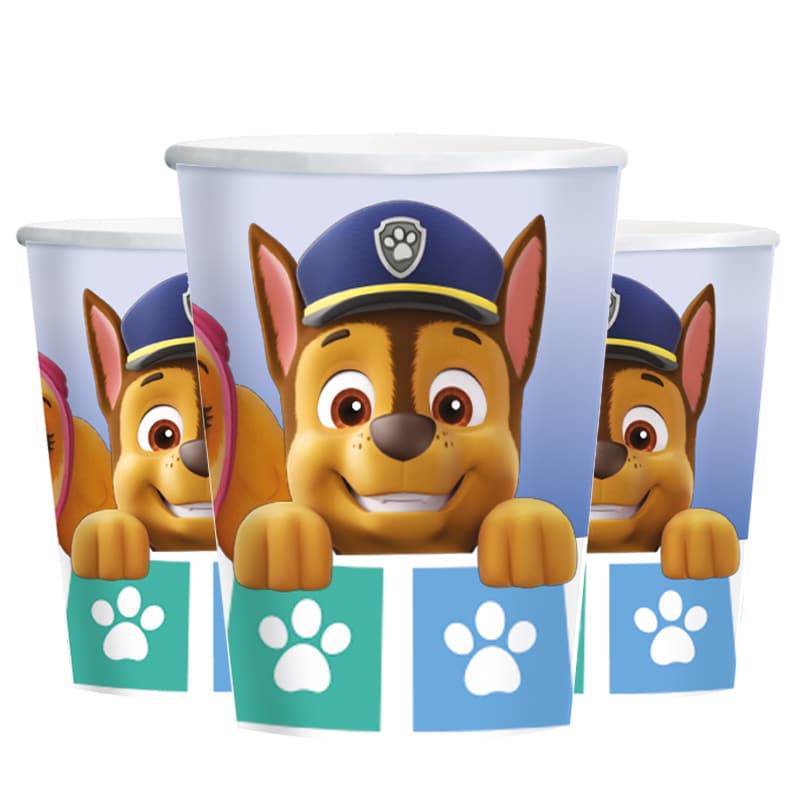 Paw Patrol Party - Pappkopper 8 stk.