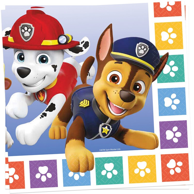 Paw Patrol Party - Servietter 16 stk.