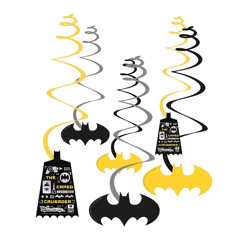 Batman Hero - Hengende dekorasjoner 6 stk.