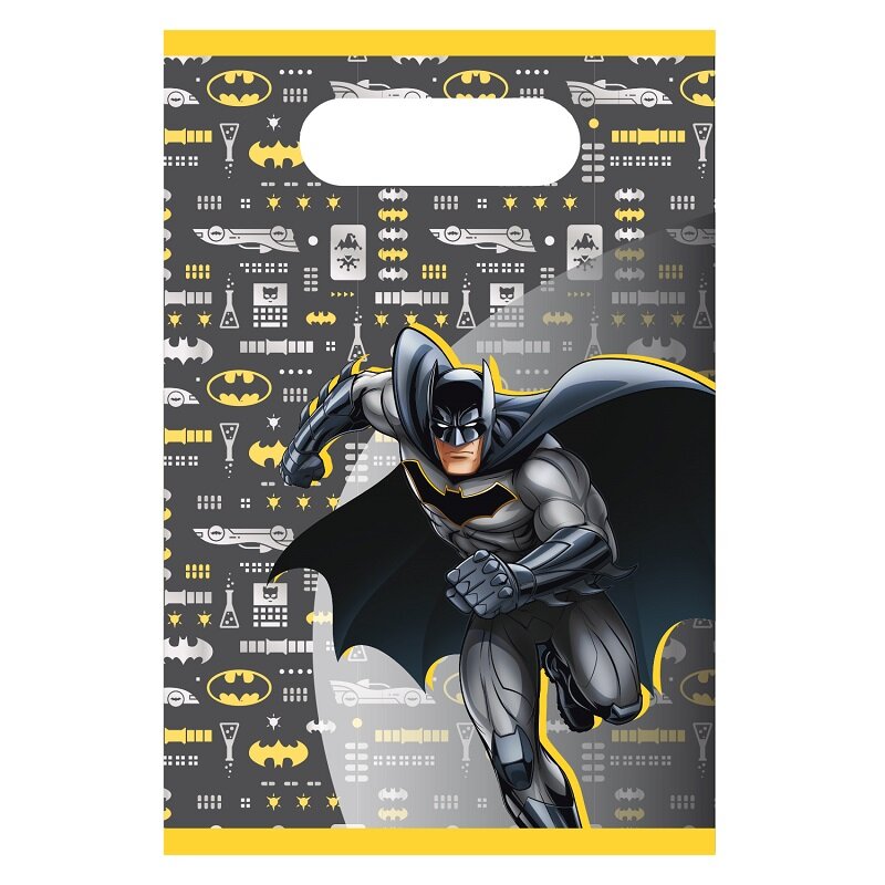 Batman Hero - Godteposer i papir 8 stk.