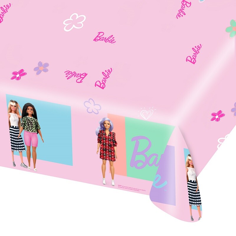 Barbie Sweet Life - Bordduk i papir 120 x 180 cm