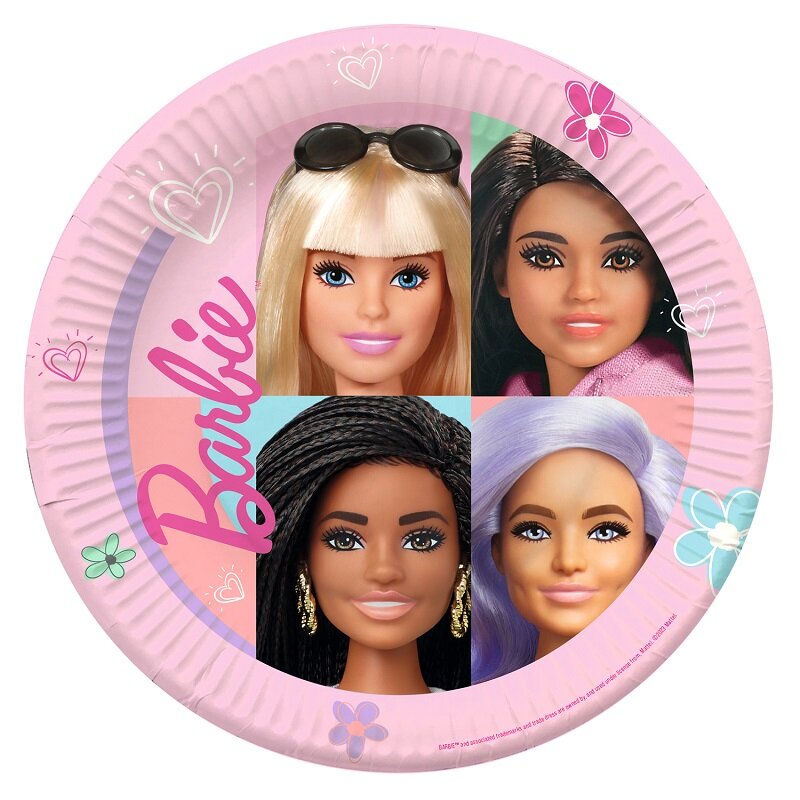 Barbie Sweet Life - Tallerkener 8 stk.