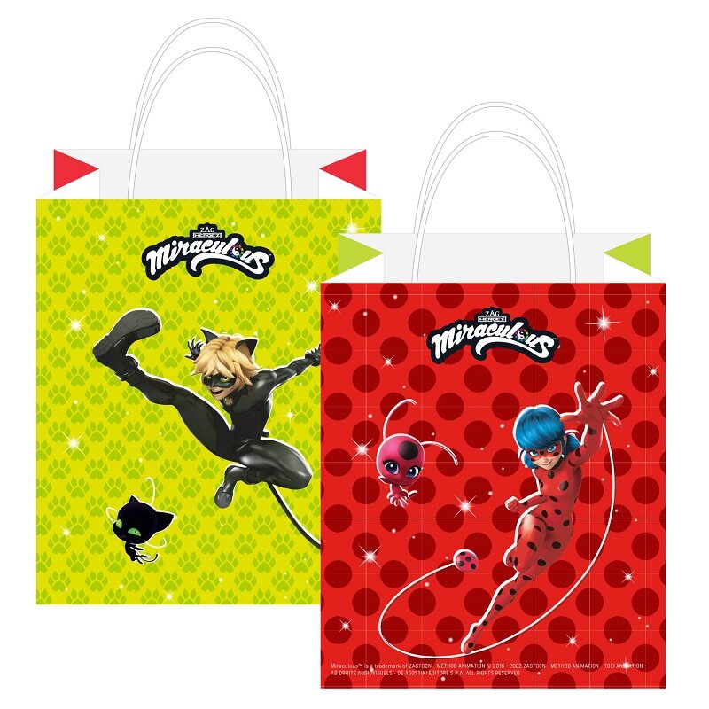 Miraculous Ladybug - Godteposer av papir 8 stk.